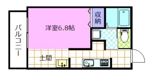 グランオーラ千波（101） 間取り図画像
