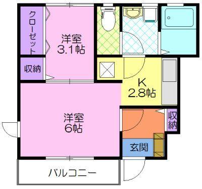 ひえいる館（105） 間取り図画像