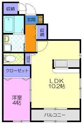 スプリングベル　さやか（101） 間取り図画像