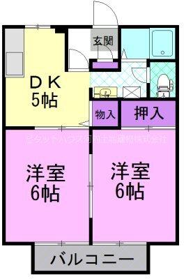 ひまわり E（103） 間取り図画像
