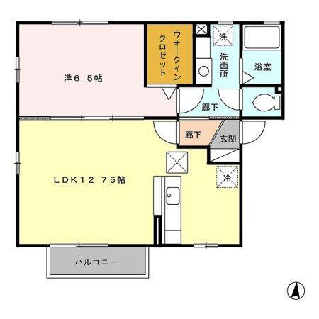 メゾンド・フェニックス D（202） 間取り図画像