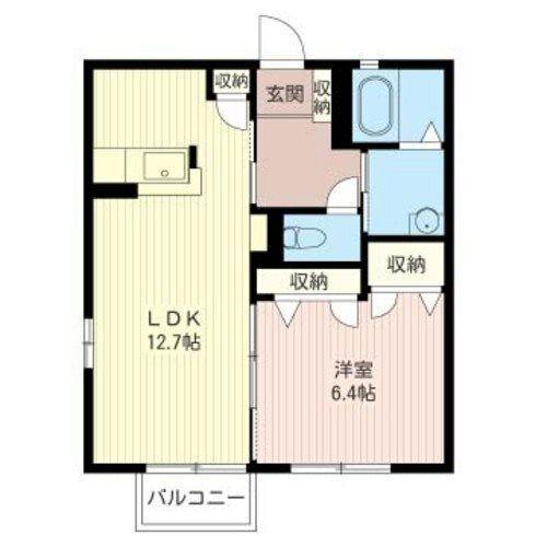 シャルム・コート高橋 A（203） 間取り図画像