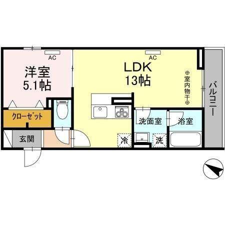 Makes（302） 間取り図画像