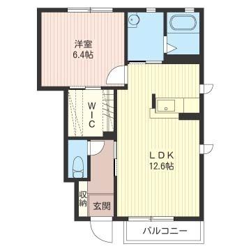 カトル・セゾン A（101） 間取り図画像