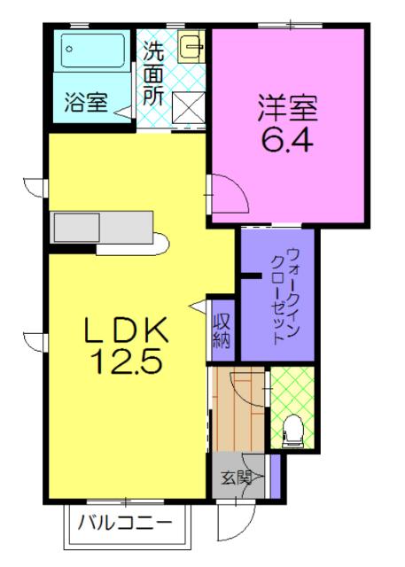 シャーメゾン・コスモス B（102） 間取り図画像