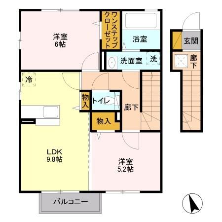エルヴィレッジ G（203） 間取り図画像