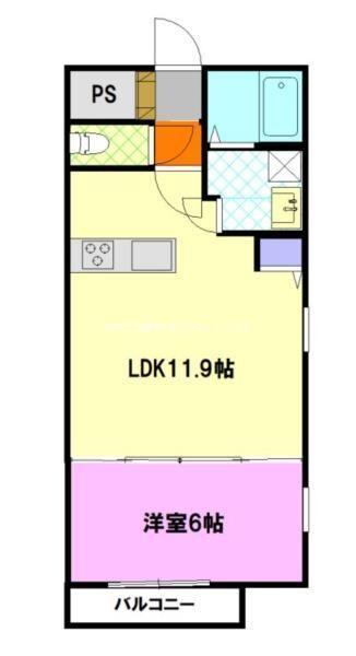 ラミューズ宮みらい（101） 間取り図画像