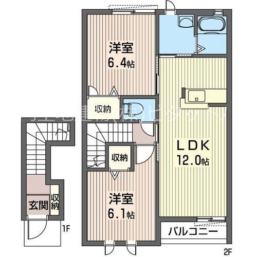 ボンボニエール A（202） 間取り図画像