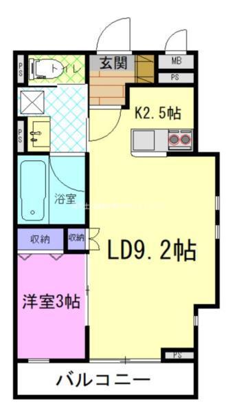 ラ・ルーチェ・フォンテ（301） 間取り図画像