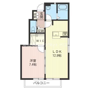 ドーム東峰（101） 間取り図画像