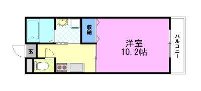 ブランクロス I（202） 間取り図画像