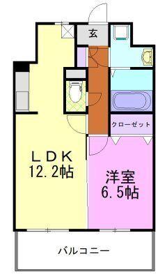 アルトカッシーナ（401） 間取り図画像