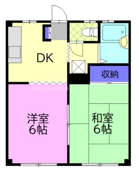 メゾン・ド・カネス 2（103） 間取り図画像