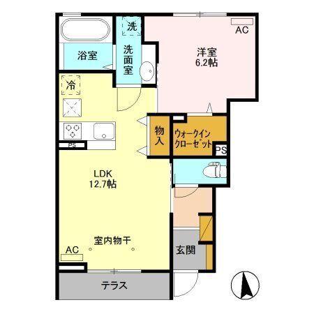 大和 Ⅲ（103） 間取り図画像