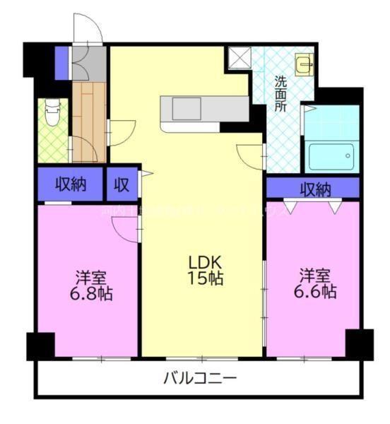 アマルフィーノグラン（502） 間取り図画像