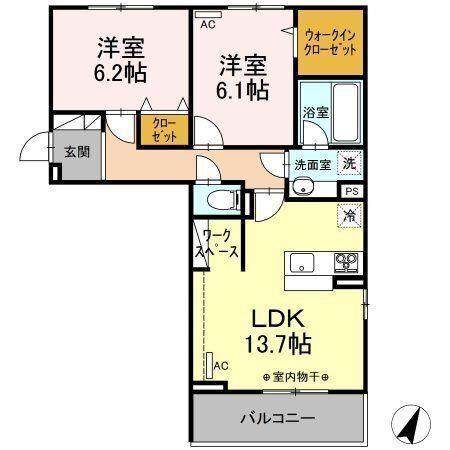 エルタウン F（301） 間取り図画像