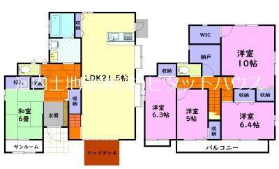 西川田町戸建（1） 間取り図画像