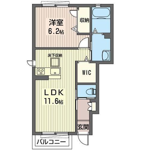 エクセラン 1（105） 間取り図画像