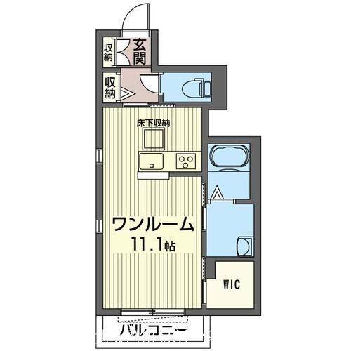 ラ クール アムール（107） 間取り図画像