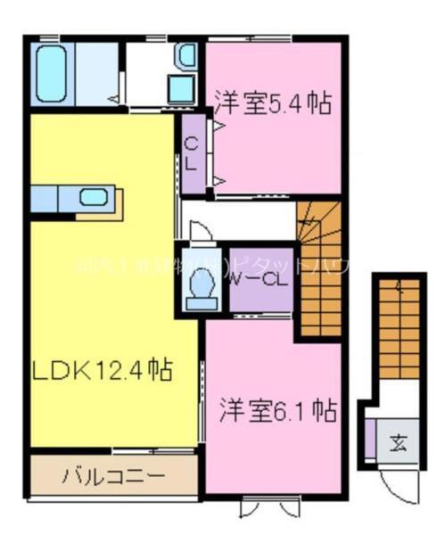 コート・クレール（202） 間取り図画像