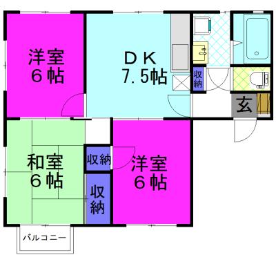 タウンハウス松実 C