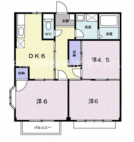 エリール岡本　6号（102） 間取り図画像