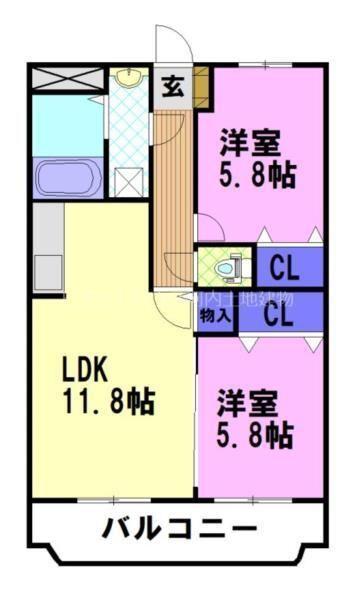 Y＆Mアシュモ（101） 間取り図画像