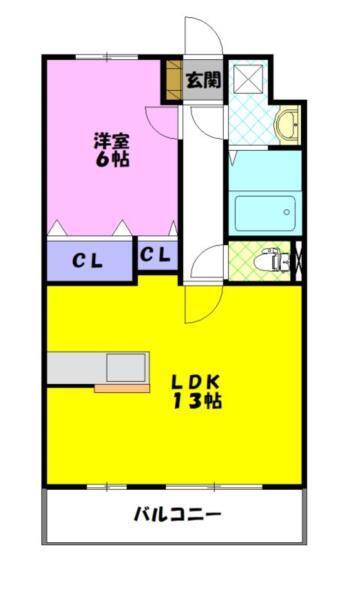 ルーナシティ（308） 間取り図画像