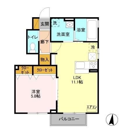 シャトーガーデン（101） 間取り図画像