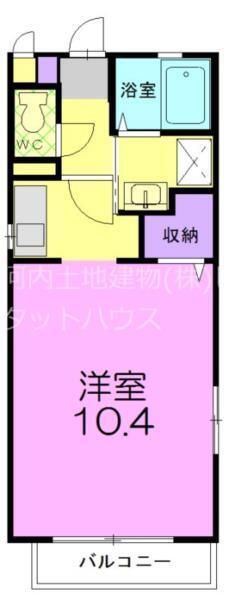 ハピネス B（102） 間取り図画像