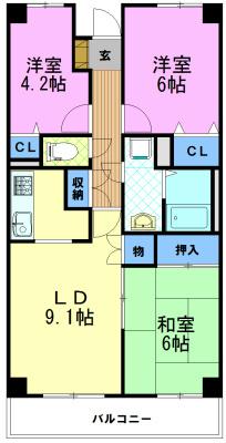 間取図(平面図)