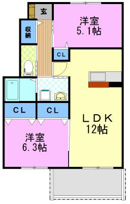 間取図(平面図)