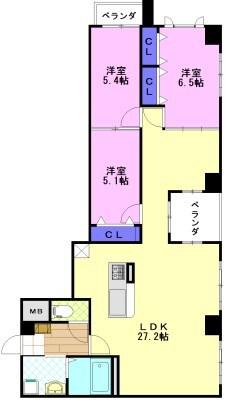 間取図(平面図)