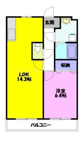 ハイツ ジョイ（106） 間取り図画像