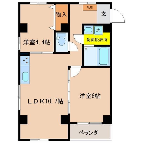 メゾンド・ルヴェール（301） 間取り図画像