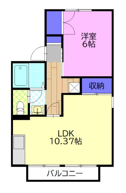 セジュール（205） 間取り図画像