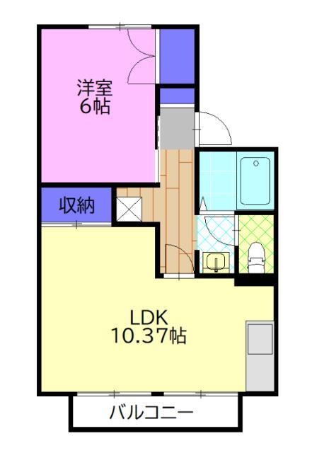 セジュール（103） 間取り図画像