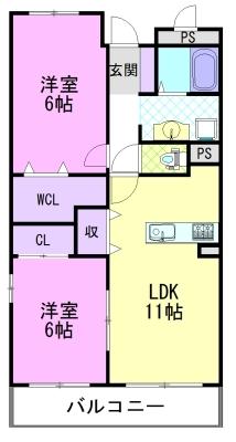アビタシオンピーノ（406） 間取り図画像