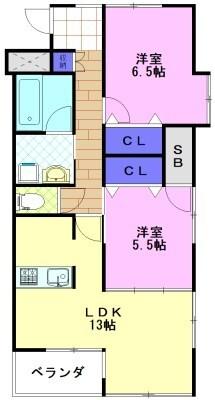 ネイザ戸祭（205） 間取り図画像