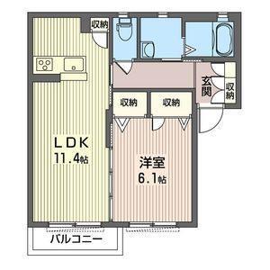 ガーデンハイツ（201） 間取り図画像