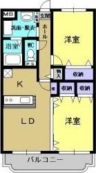 Y&Mスター（206） 間取り図画像
