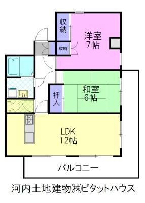 江戸屋ハイツ（501） 間取り図画像