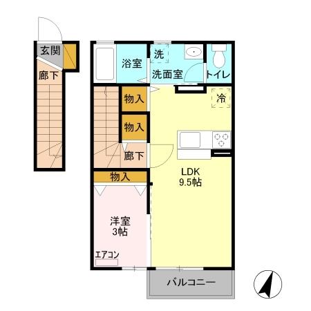 アリエッタ（203） 間取り図画像