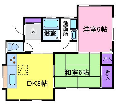 ラウンドハウスイガラシ　D（1） 間取り図画像