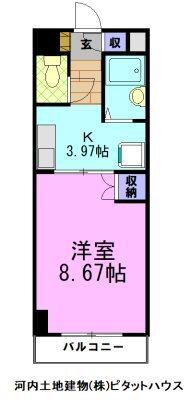 コンフォート峰（309） 間取り図画像