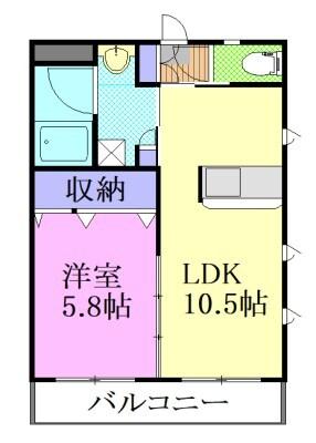 GoldenBell（301） 間取り図画像