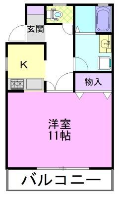 パールハイツFM A（102） 間取り図画像