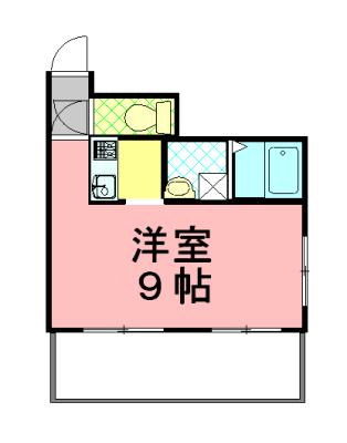 御幸パークマンション（101） 間取り図画像