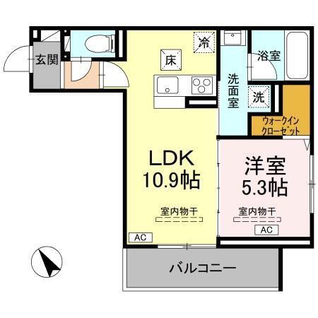 D-Luminare　A（103） 間取り図画像