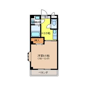 メゾンドカンパーニュ（301） 間取り図画像